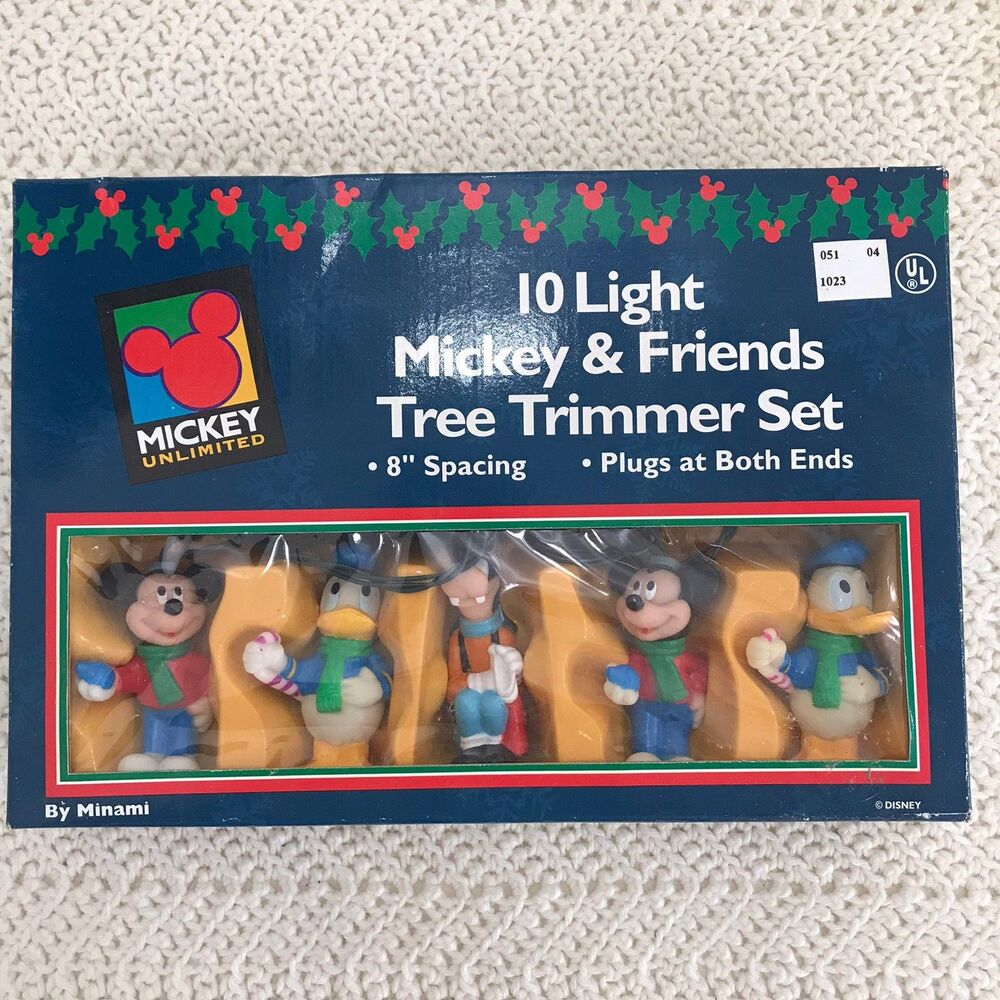 Mickey Unlimited Disney Mickey & Friends 10-Light Multicolor String Lights
